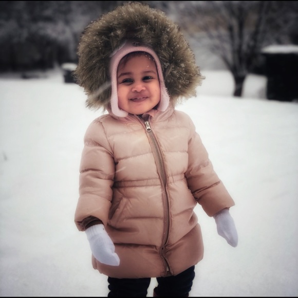 Toddler girl GAP puffer jacket - Picture 11 of 14